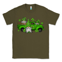 Army Green st patrick's gnomes farm truck Classic Tee - Jasminsmagicworld