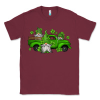 Burgundy st patrick's gnomes farm truck Classic Tee - Jasminsmagicworld