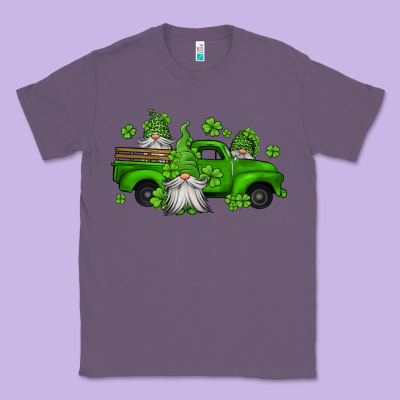 St Patrick's Gnomes Farm Truck Classic Tee Designed By Jasminsmagicworld