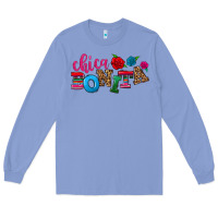 Colony Blue Chica bonita Long Sleeve Tee - NancyCooperArtShop