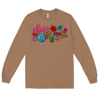 Toasted Coconut Chica bonita Long Sleeve Tee - NancyCooperArtShop