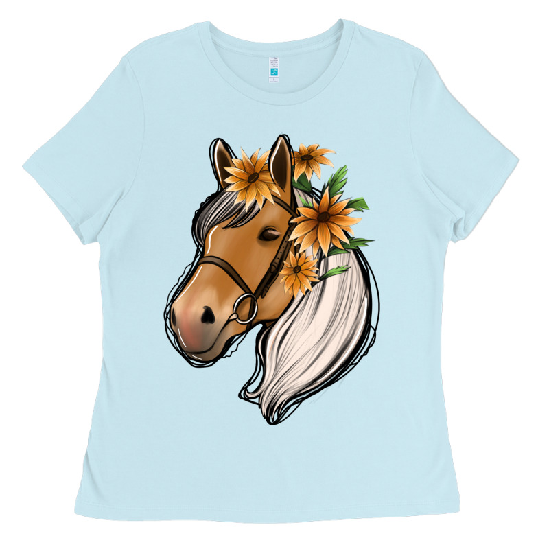 Floral Horse Ladies Tee by Jasminsmagicworld | Teevron