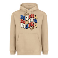 Mushroom american mama Heavyweight Hoodie - BundleAndBundleShop