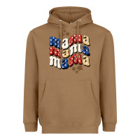 Toasted Coconut american mama Heavyweight Hoodie - BundleAndBundleShop