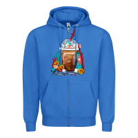 True Royal Dentist Frappe Coffee Zipper Hoodie - FaDigitalArtStudio