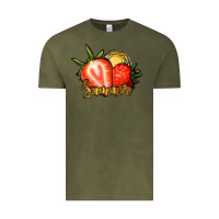 Vintage Olive Strawberry Summer Vintage Tee - Bettercallsaul