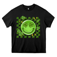 Black checkered st. patrick's day Heavy Core Tee - MaliasSmallBusiness