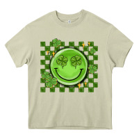 Mossy checkered st. patrick's day Heavy Core Tee - MaliasSmallBusiness