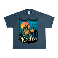 Midnight Navy Rodeo Name Tag Urban Heavy Tee - Bettercallsaul