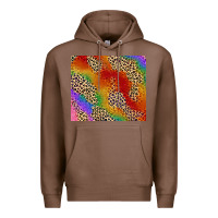 Chestnut Pride rainbow leopard design Premium Hoodie - FaDigitalArtStudio