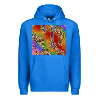 True Royal Pride rainbow leopard design Premium Hoodie - FaDigitalArtStudio