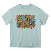 Arona horseshoe leopard gemstone cactus background Heavy Core Tee - AdoDesignShop