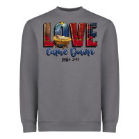 Storm love came down luke 2 11 Heavyweight Sweatshirt - CowGirlArtShop