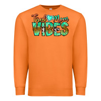 Carrot Tired Mom Vibes Premium Sweatshirt - CowhideDigitalArt