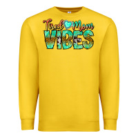 Lemon Tired Mom Vibes Premium Sweatshirt - CowhideDigitalArt