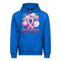 Cobalt Balloons cancer ribbon survivor Urban Hoodie - Artiststas