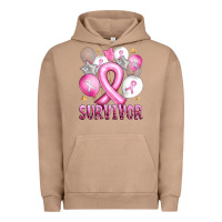 Pigment Burro Balloons cancer ribbon survivor Urban Hoodie - Artiststas
