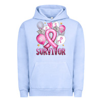 Pigment Grape Ice Balloons cancer ribbon survivor Urban Hoodie - Artiststas