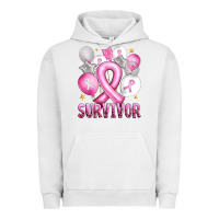 Pigment Lunar Rock Balloons cancer ribbon survivor Urban Hoodie - Artiststas