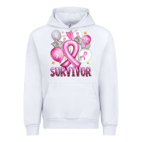 White Balloons cancer ribbon survivor Urban Hoodie - Artiststas