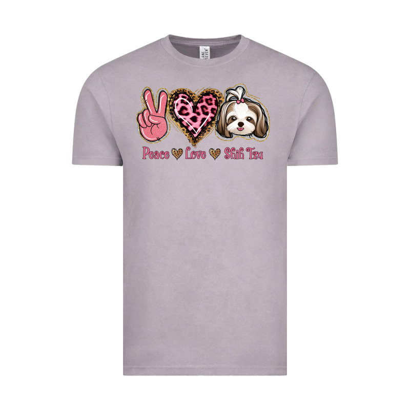 Peace Love Shih Tzu Vintage Tee by Bettercallsaul | Teevron
