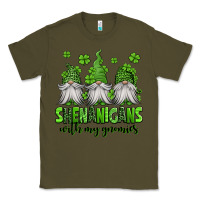 Army Green shenanigans with my gnomies st patricks day gnomes Classic Tee - Jasminsmagicworld
