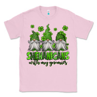 Bubblegum Pink shenanigans with my gnomies st patricks day gnomes Classic Tee - Jasminsmagicworld