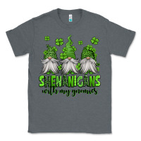 Charcoal Heather shenanigans with my gnomies st patricks day gnomes Classic Tee - Jasminsmagicworld