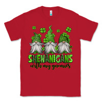 Red shenanigans with my gnomies st patricks day gnomes Classic Tee - Jasminsmagicworld