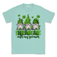 Seafoam shenanigans with my gnomies st patricks day gnomes Classic Tee - Jasminsmagicworld