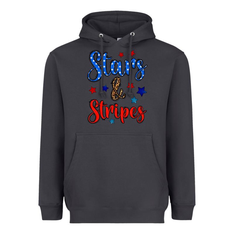 Stars & Stripes Heavyweight Hoodie by BundleAndBundleShop | Teevron