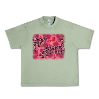 Oil Green valentine's day roses leopard background Urban Heavy Tee - JahusDesignShop