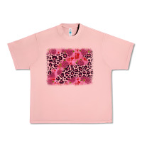 Salmon valentine's day roses leopard background Urban Heavy Tee - JahusDesignShop