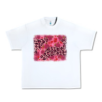White valentine's day roses leopard background Urban Heavy Tee - JahusDesignShop