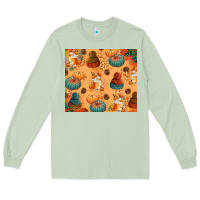 Matcha Fall Pumpkins Autumn Coffee Long Sleeve Tee - texasbilliewilder