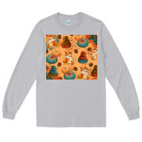 Moon Dust Fall Pumpkins Autumn Coffee Long Sleeve Tee - texasbilliewilder