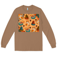 Toasted Coconut Fall Pumpkins Autumn Coffee Long Sleeve Tee - texasbilliewilder