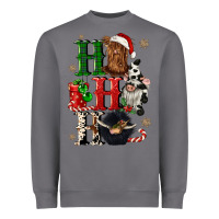 Storm ho ho ho heifer cow gnomies Heavyweight Sweatshirt - CowGirlArtShop