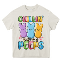 Cream chillin' with my peeps Heavy Core Tee - MaliasSmallBusiness