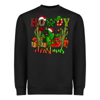Black howdy christmas with cactusses Heavyweight Sweatshirt - CowGirlArtShop