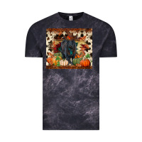 Cloud Black Fall black angus Vintage Tee - RanaPortraitStore
