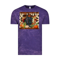 Cloud Purple Fall black angus Vintage Tee - RanaPortraitStore