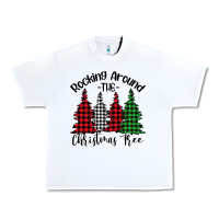 White Rockin' Around The Christmas Tree Urban Heavy Tee - Bettercallsaul