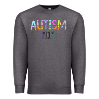 Charcoal Heather Titi Pretty Art Autism Mom Premium Sweatshirt - CowhideDigitalArt