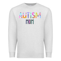 Oatmeal Heather Titi Pretty Art Autism Mom Premium Sweatshirt - CowhideDigitalArt