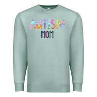 Seafoam Titi Pretty Art Autism Mom Premium Sweatshirt - CowhideDigitalArt