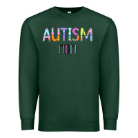 Sports Green Titi Pretty Art Autism Mom Premium Sweatshirt - CowhideDigitalArt