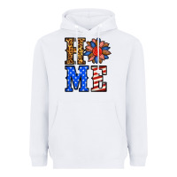 White 4th of july home Heavyweight Hoodie - BundleAndBundleShop
