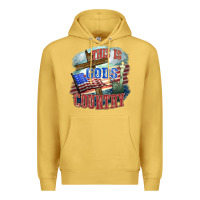 Antique Gold This is gods country Premium Hoodie - FaDigitalArtStudio