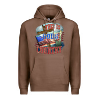 Chestnut This is gods country Premium Hoodie - FaDigitalArtStudio